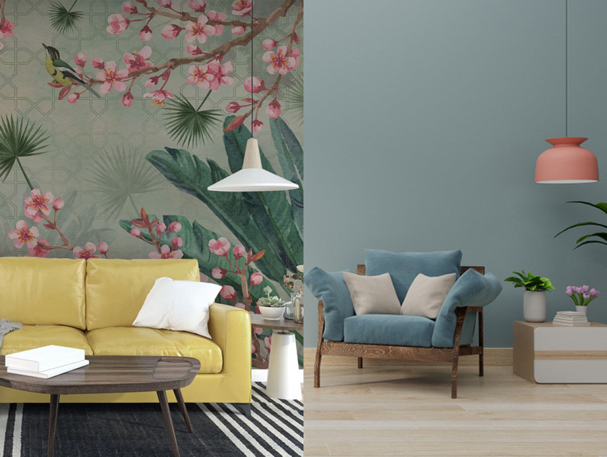 Wall аinishes trends: choosing between wallpaper and paint for your interior design