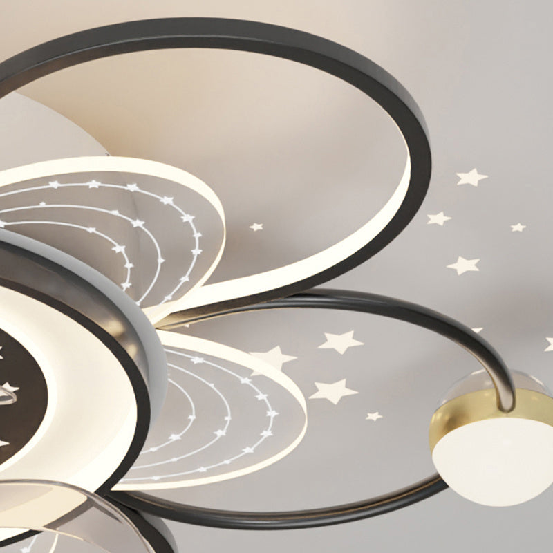 Modern And Creative Nordic Ceiling Fan Lamp