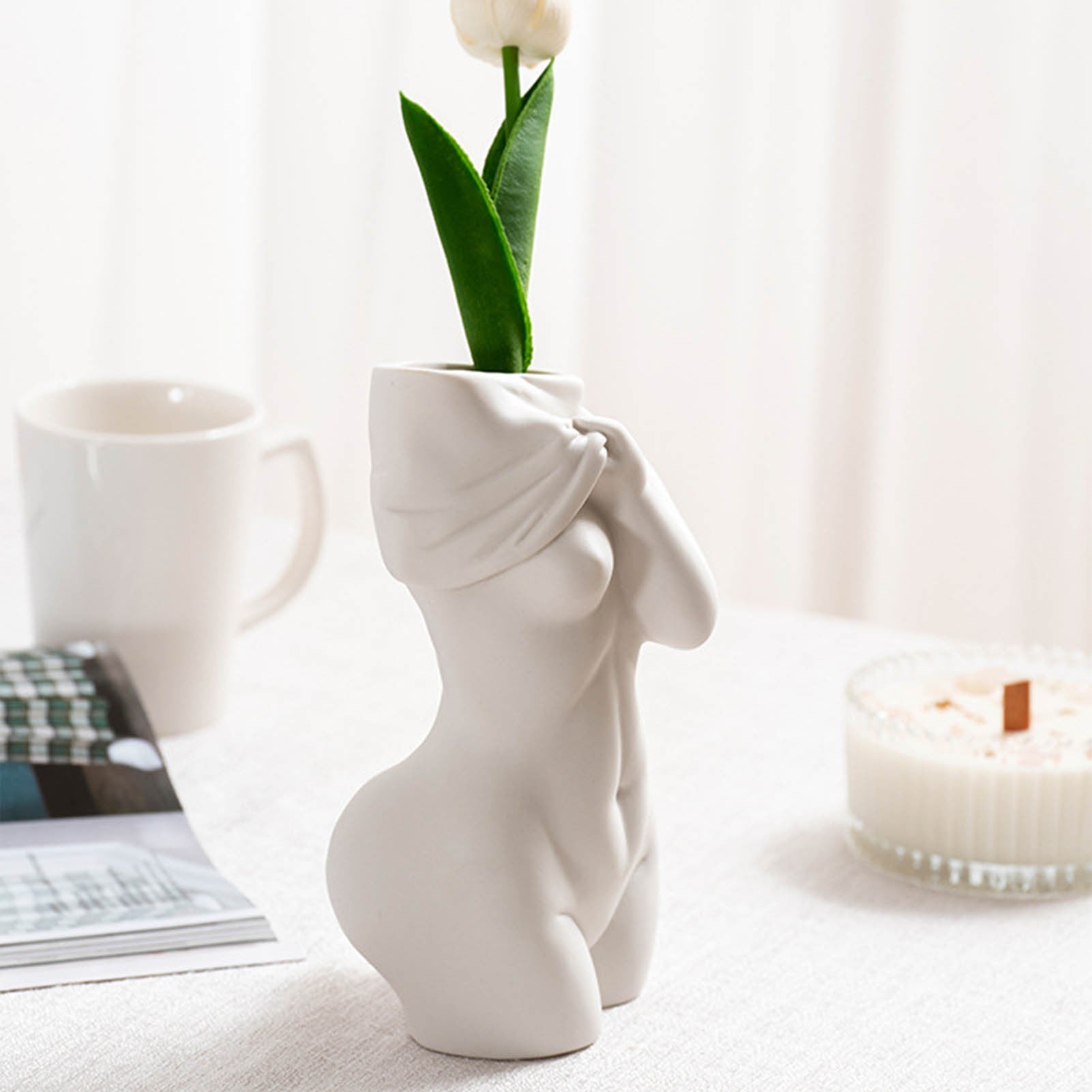 Human Ceramic Vases