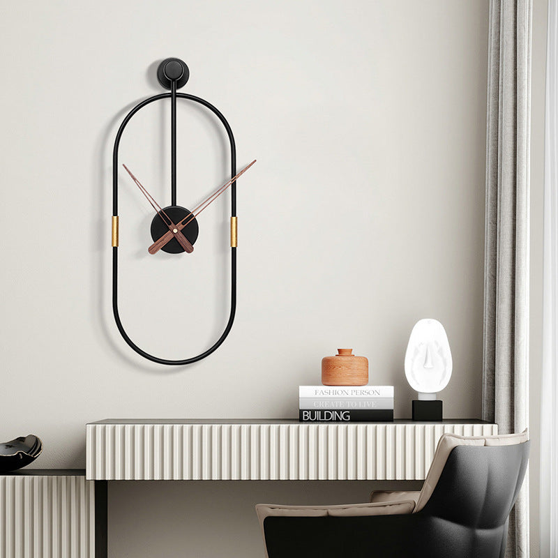 Nordic Wrought Iron Wall Clock