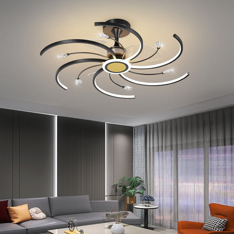 Modern Functional Simple Fan Lamp