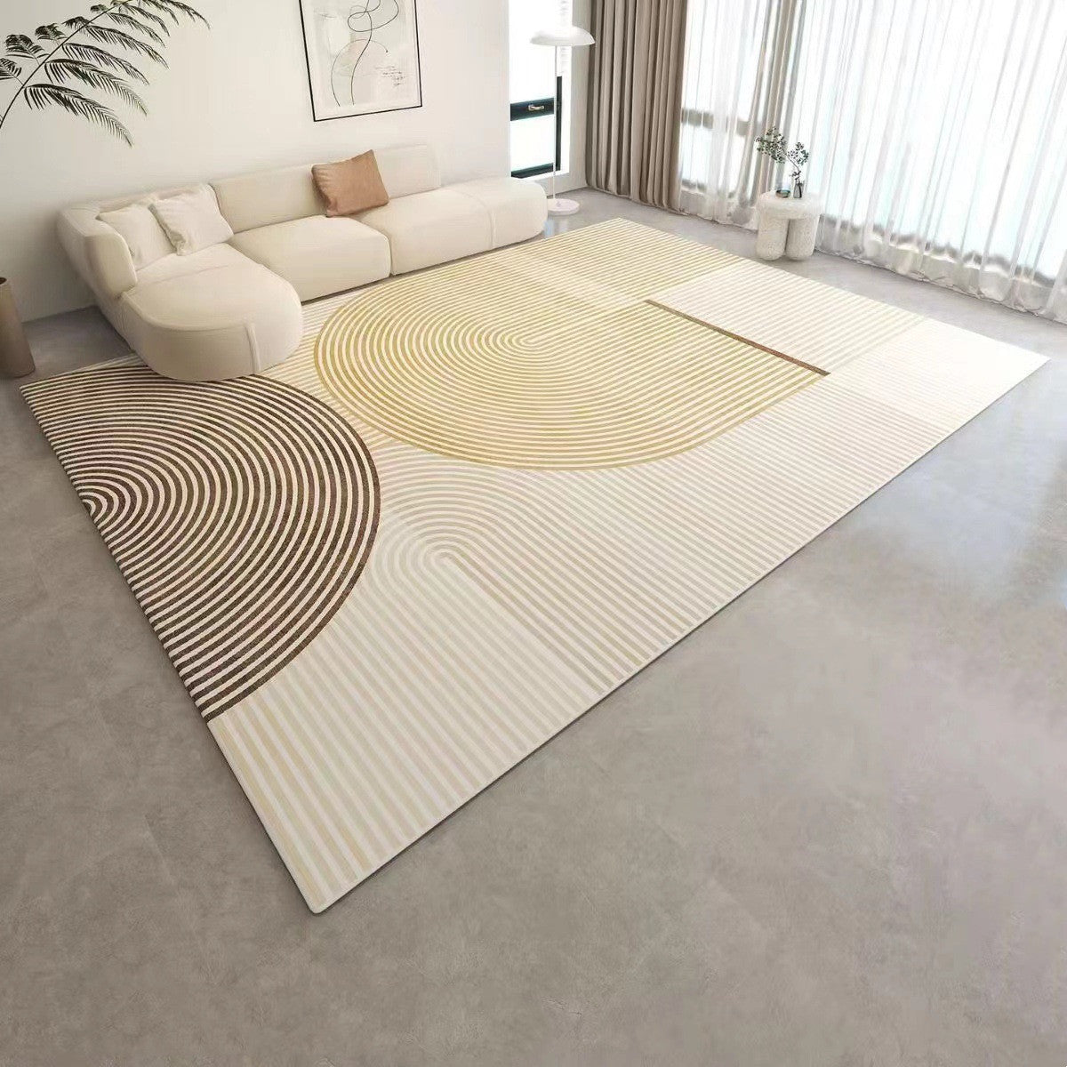 Universal square rug