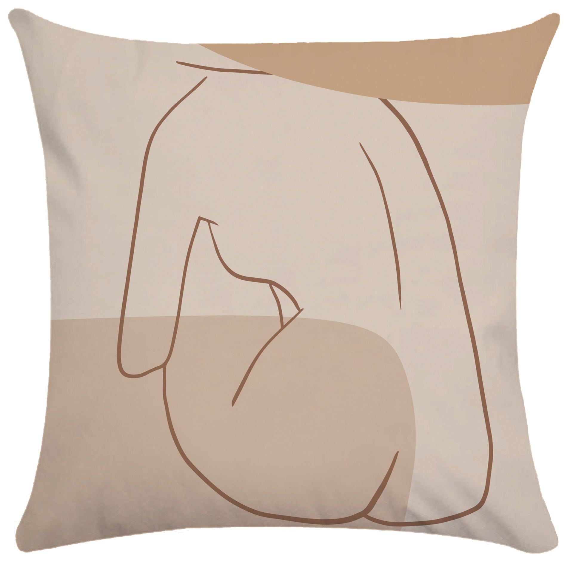 Pillowcase With An Abstract Design
