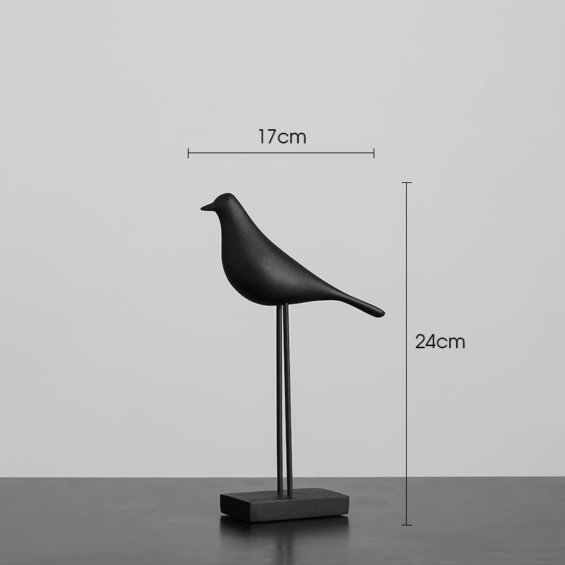 Stylish Tabletop Bird-Shaped Ornament