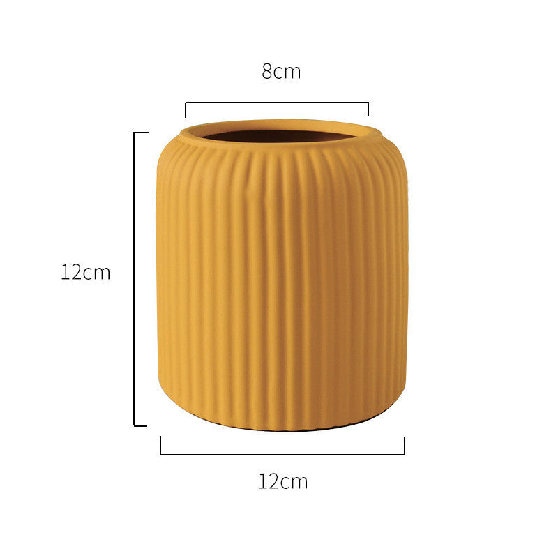 Yellow Nordic Vase