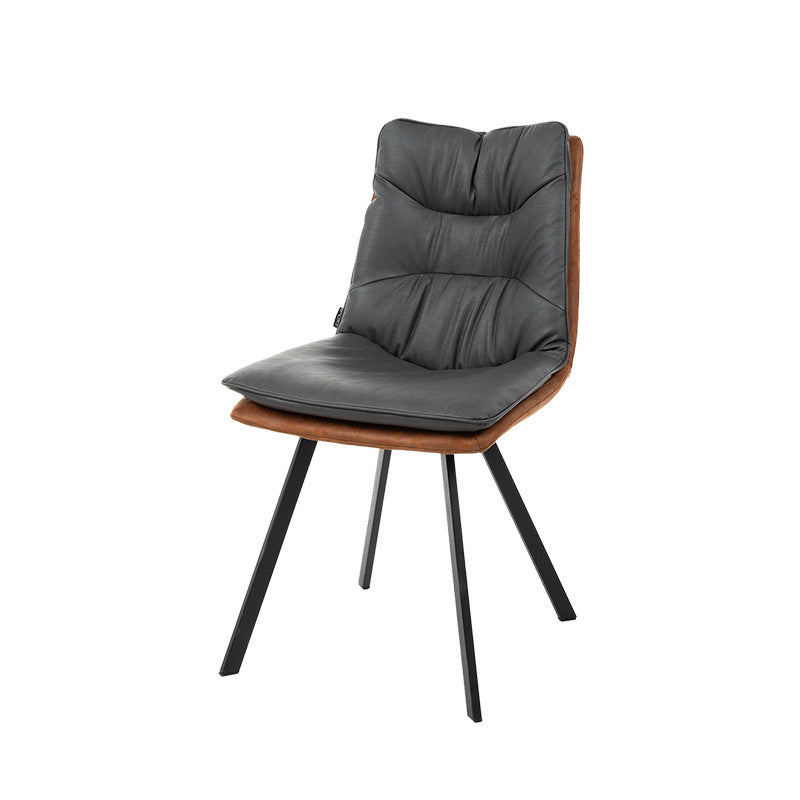 Nordic Luxe Eco-Leather Dining Chair