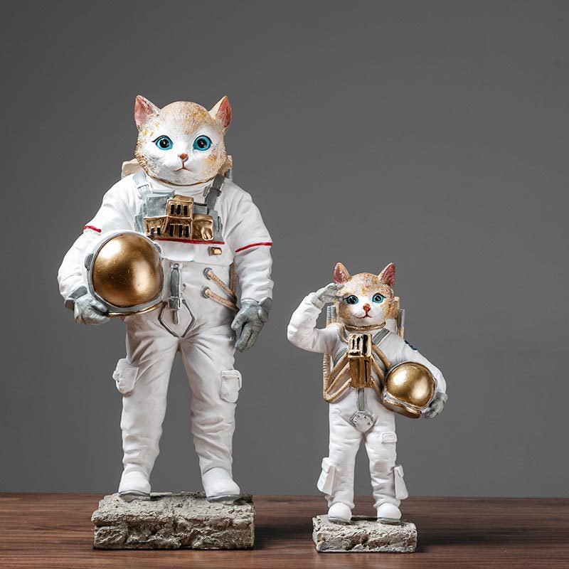 Ornamental Astronaut Cat in Space