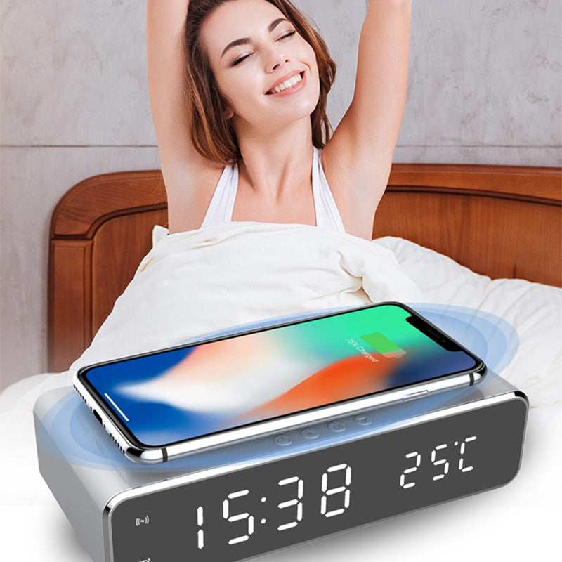 Modern Wireless Charger with Clock