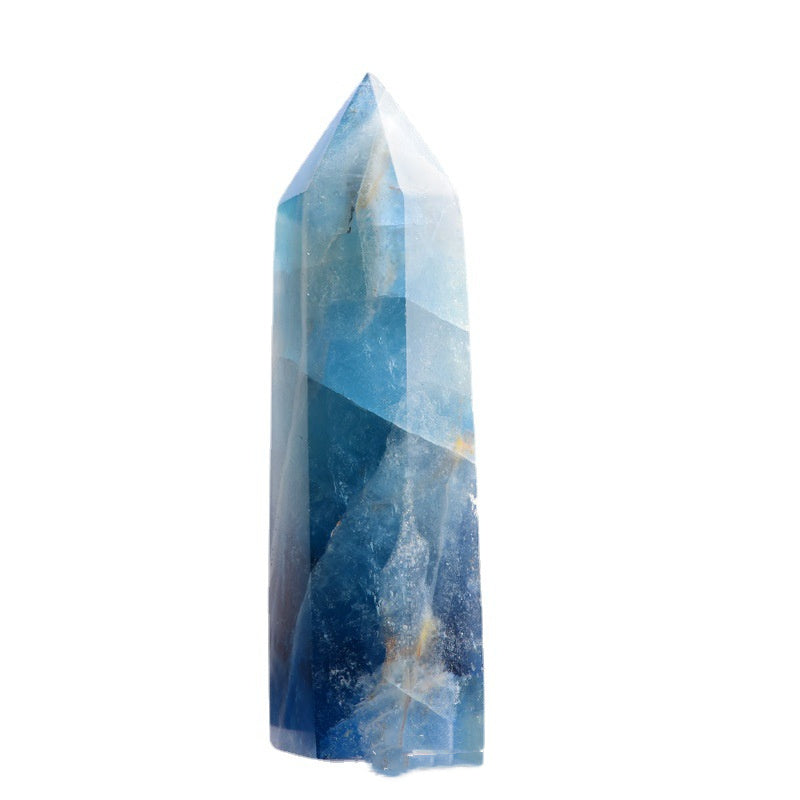 Modern Simplicity Natural Blue Crystal Column