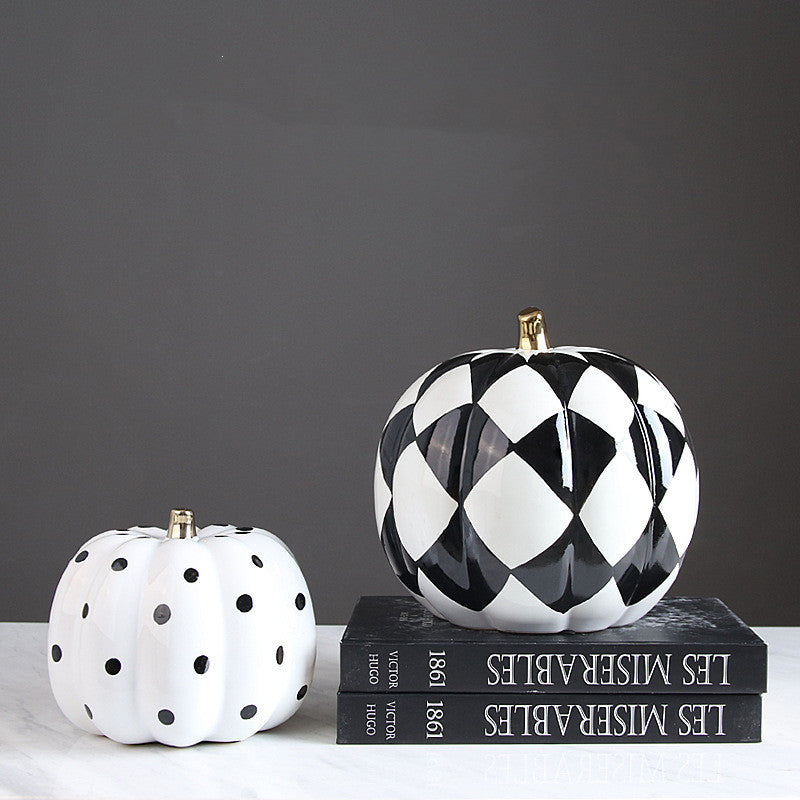 Ceramic Pumpkin Ornaments 