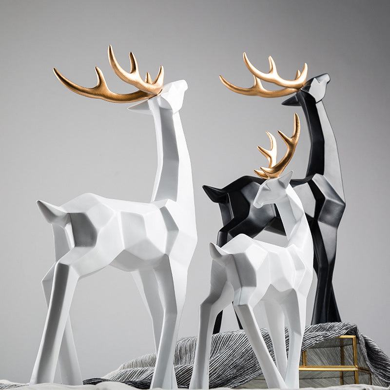 Journey of the Deer Resin Sculpture