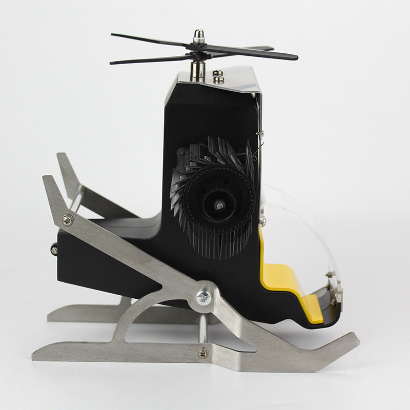 Page Turning Helicopter Clock