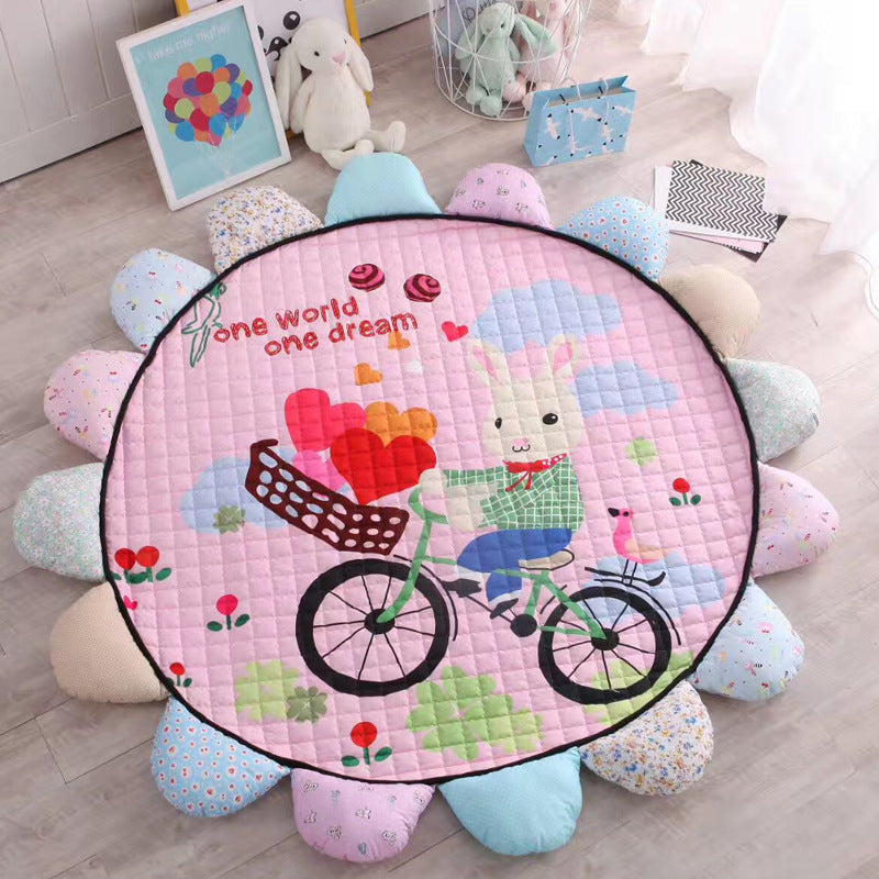 Brightly Сolored Sunflower Mat for Babies