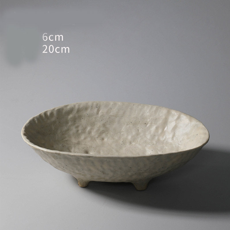 Porcelain Bowl with Irregular Shape