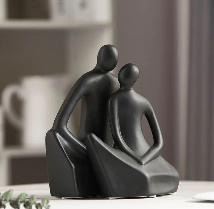 Unity in Love - Ceramic Sculpture for Home Decoration