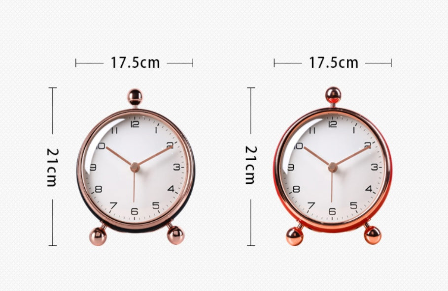 Wall clock in restrained style