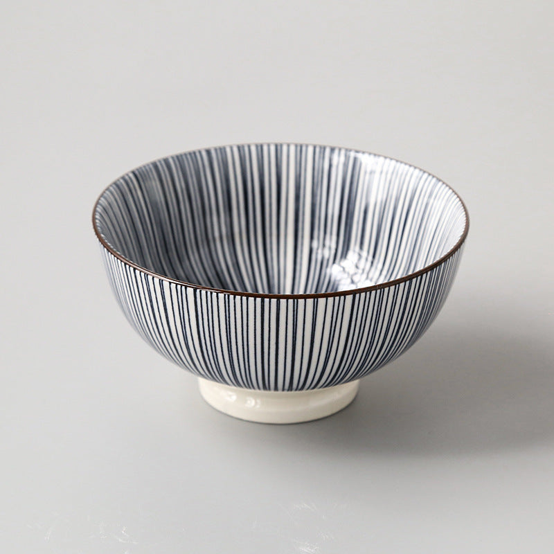 Japanese Style Ceramic Rice Bowl