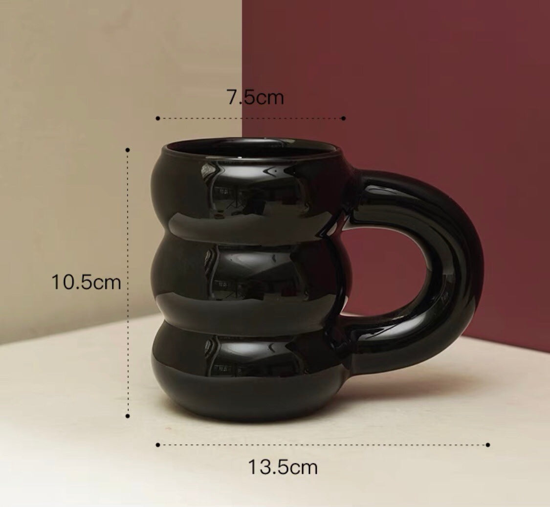 Black Ceramic Cup