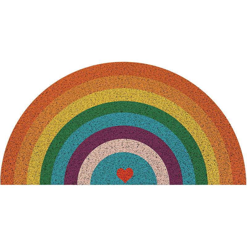 Modern Rainbow Landscape Floor Mat