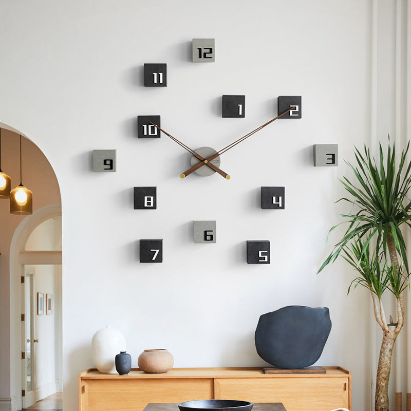 Living Room Clock Hanging Wall Decoration Background Wall