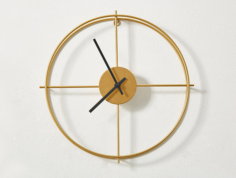 Nordic Elegance Iron Wall Clock