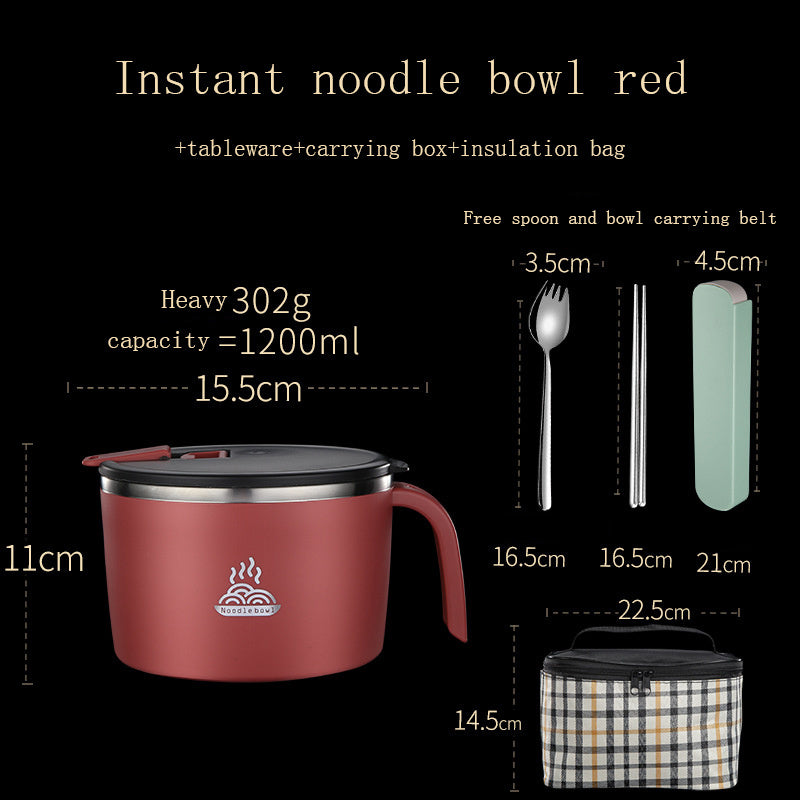The Ultimate Instant Noodle Bowl Stainless Steel