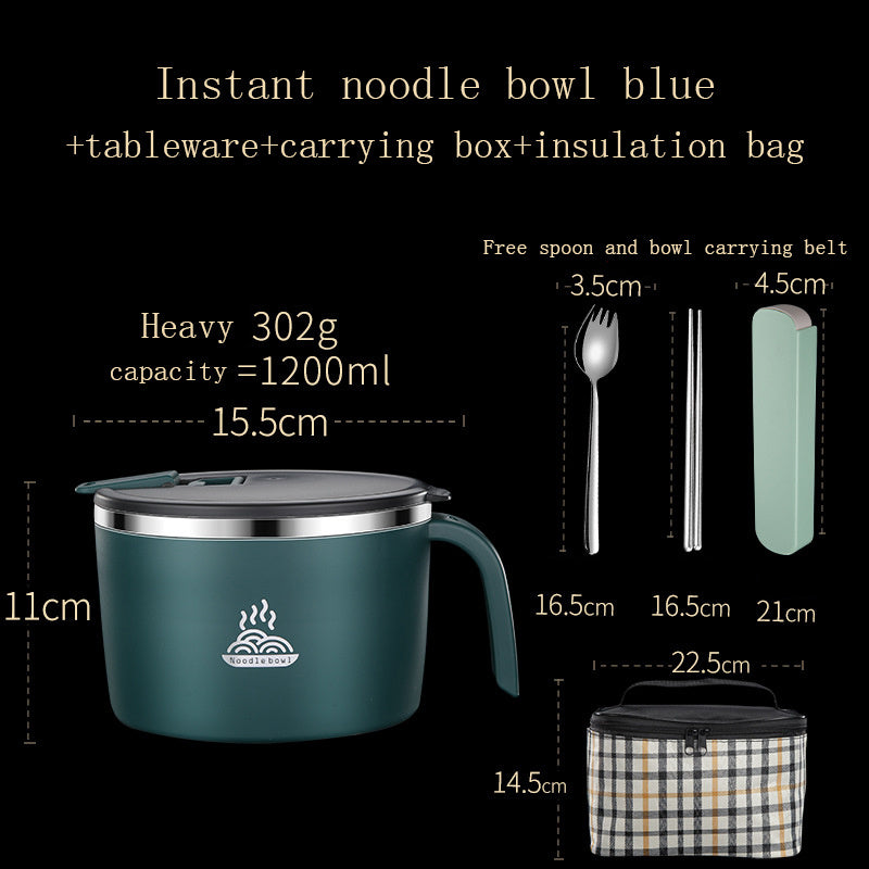 The Ultimate Instant Noodle Bowl Stainless Steel