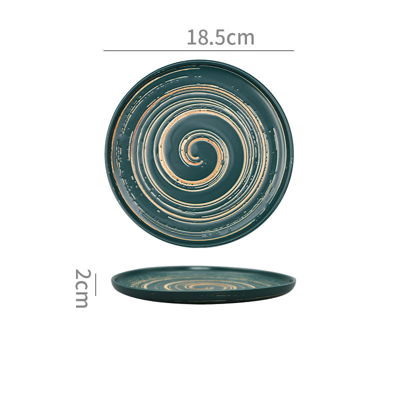 Japanese Hand-Painted Ceramic Plate Art