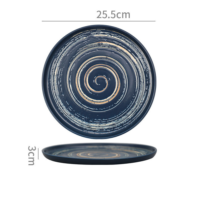 Japanese Hand-Painted Ceramic Plate Art