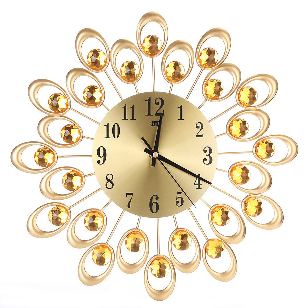 Minimalist Round Wall Clock with Personalized LOGO