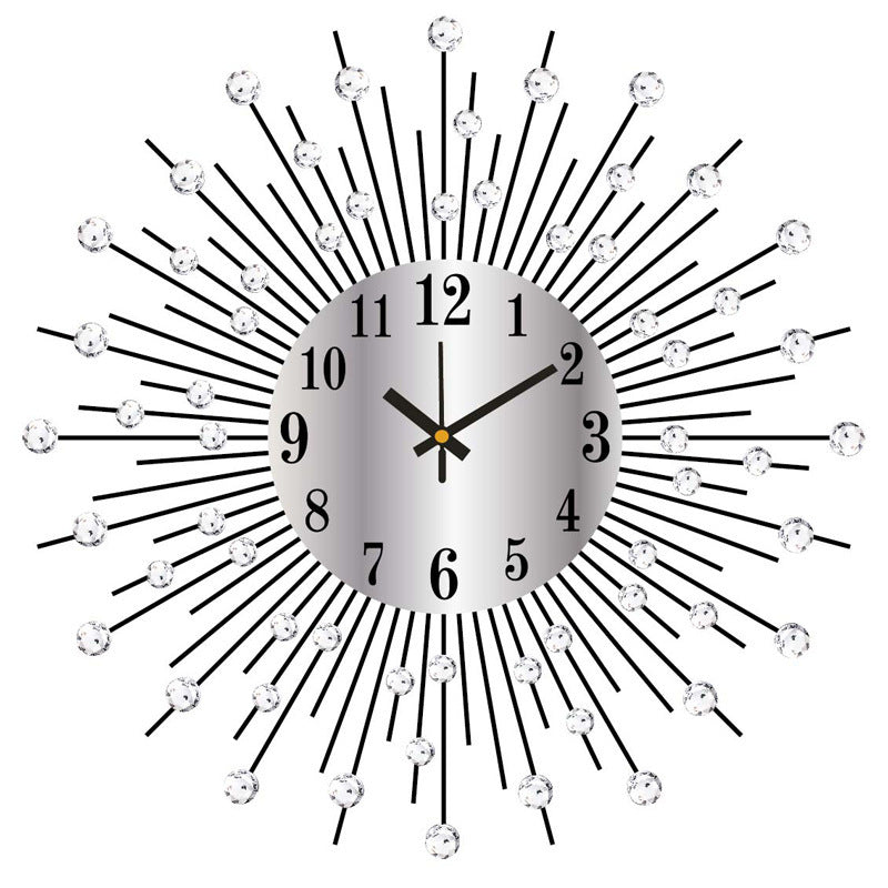 Minimalist Round Wall Clock with Personalized LOGO