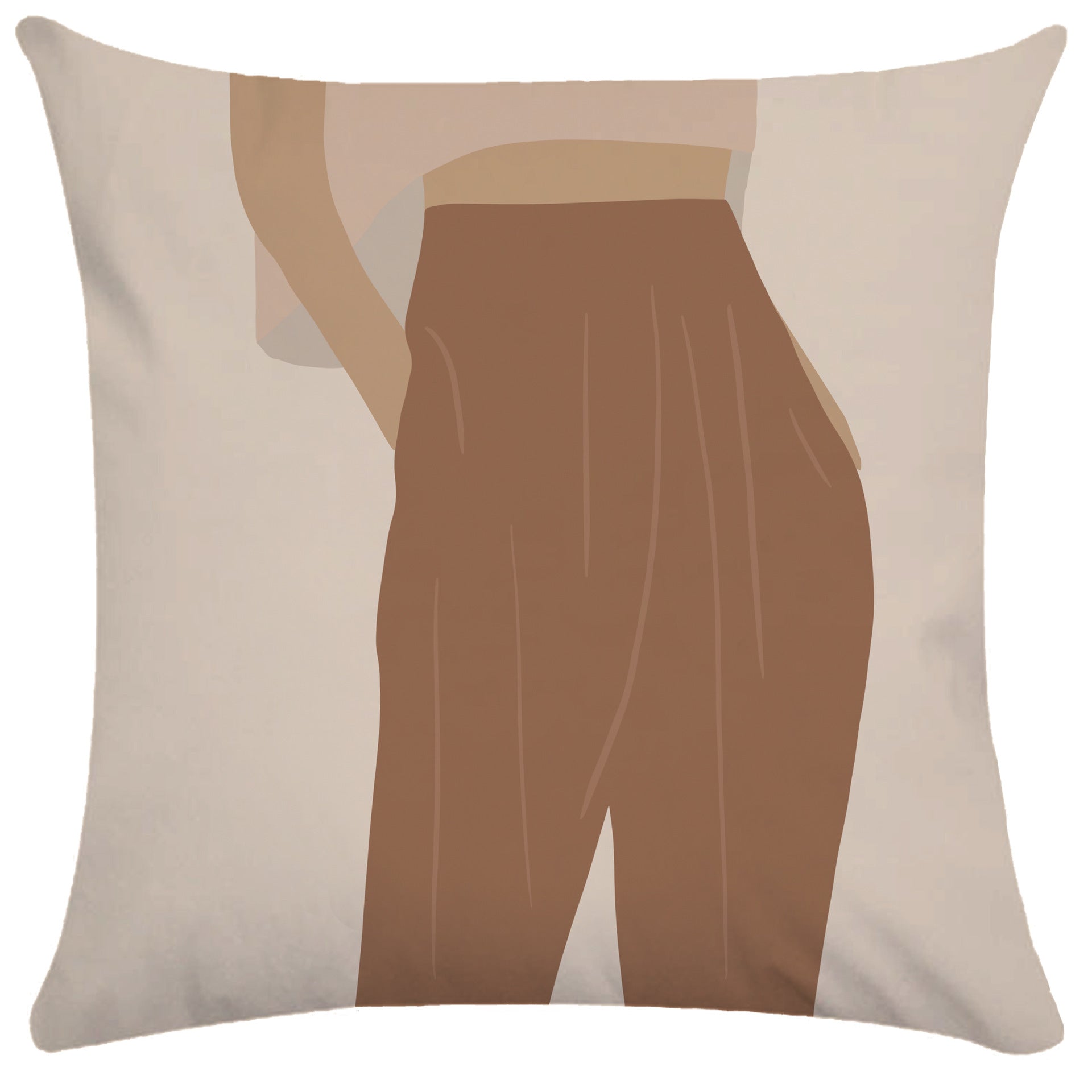 Pillowcase With An Abstract Design