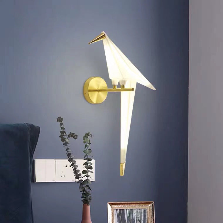 Origami Bird Wall Lamp