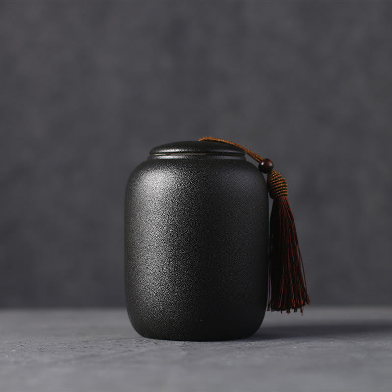 legant Chinese Ceramic Storage Jars with Sealed Lids