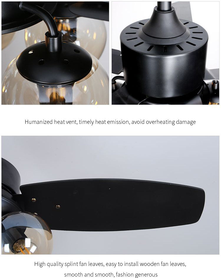 Nordic Style Ceiling Fan Light