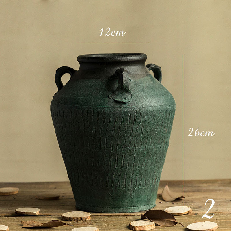 Rustic Elegance Terracotta Vase Collection