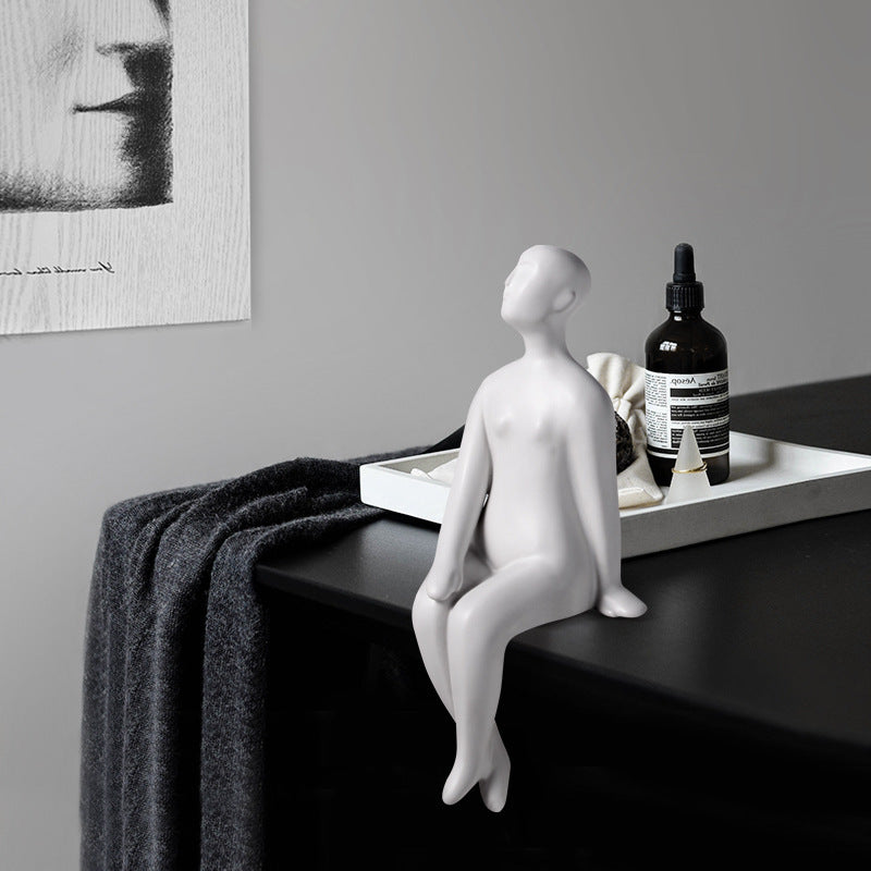 Modern Handcrafted Statuette