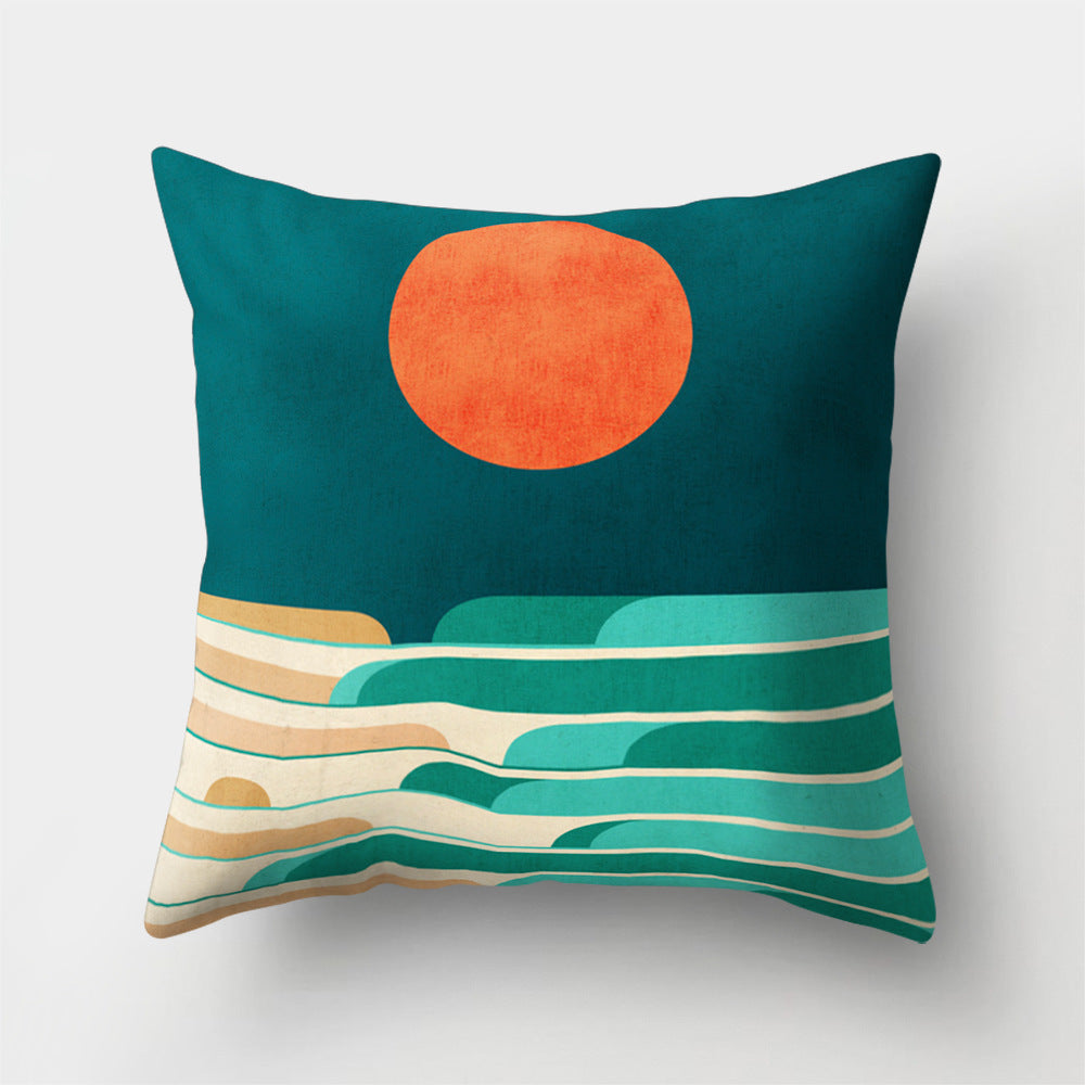 Sunrise Harmony Collection - Artistic Polyester Pillowcases