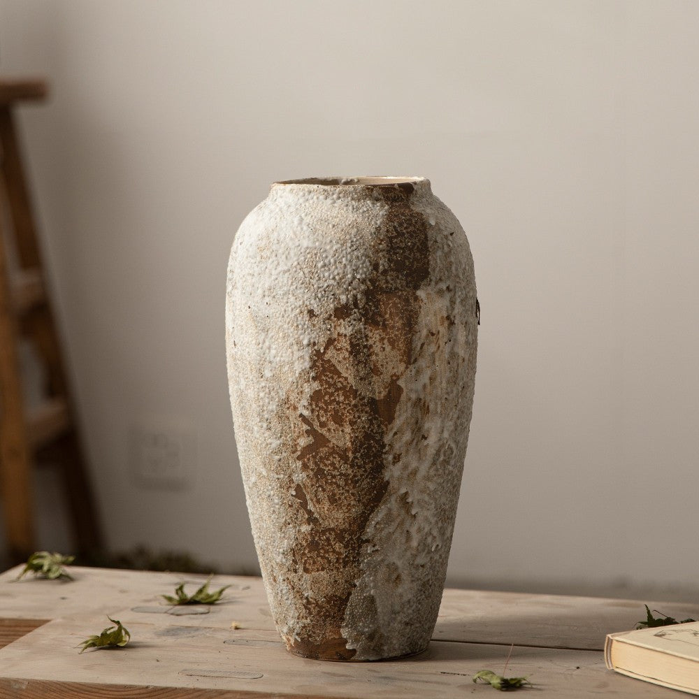 Retro Stoneware Ceramic Chinese Creative Vase Home Decorations