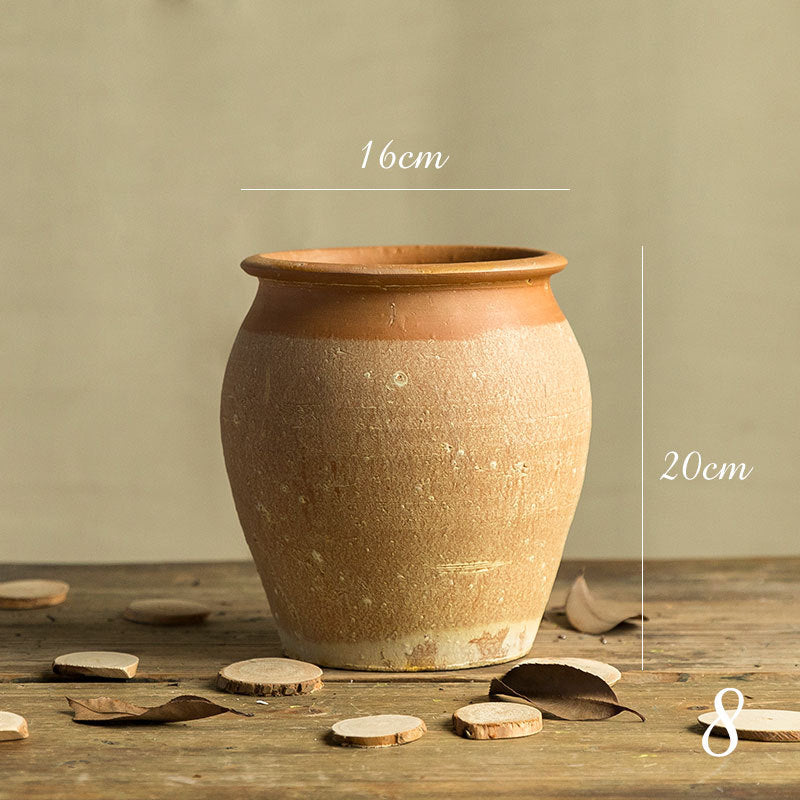 Rustic Elegance Terracotta Vase Collection