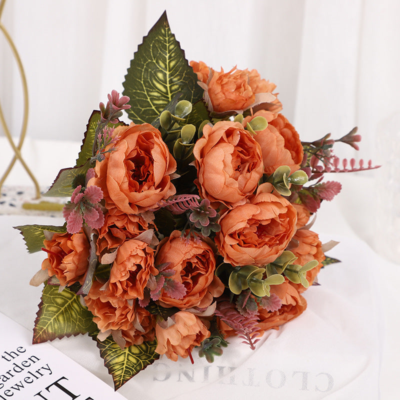 Gorgeous Artificial Bouquet of Peonies