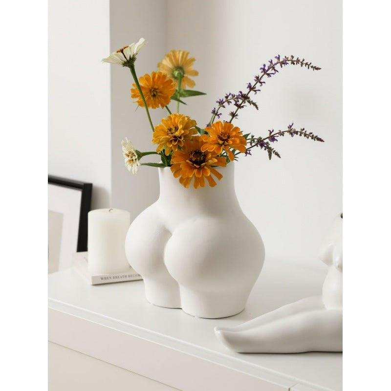 Nordic Sensual Ceramic Art Vase