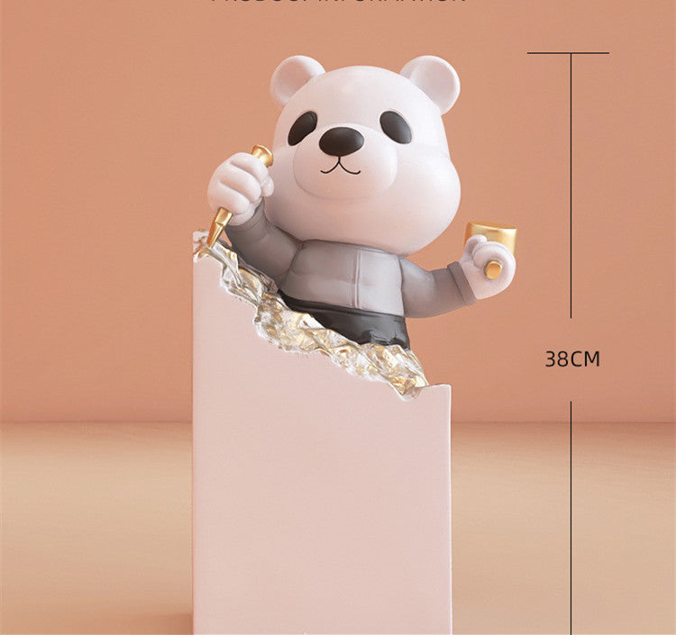 Reinvent Yourself Panda Sculpture Ornaments