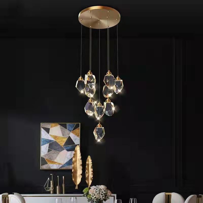 Luxe Crystal Elegance Pendant Chandelier