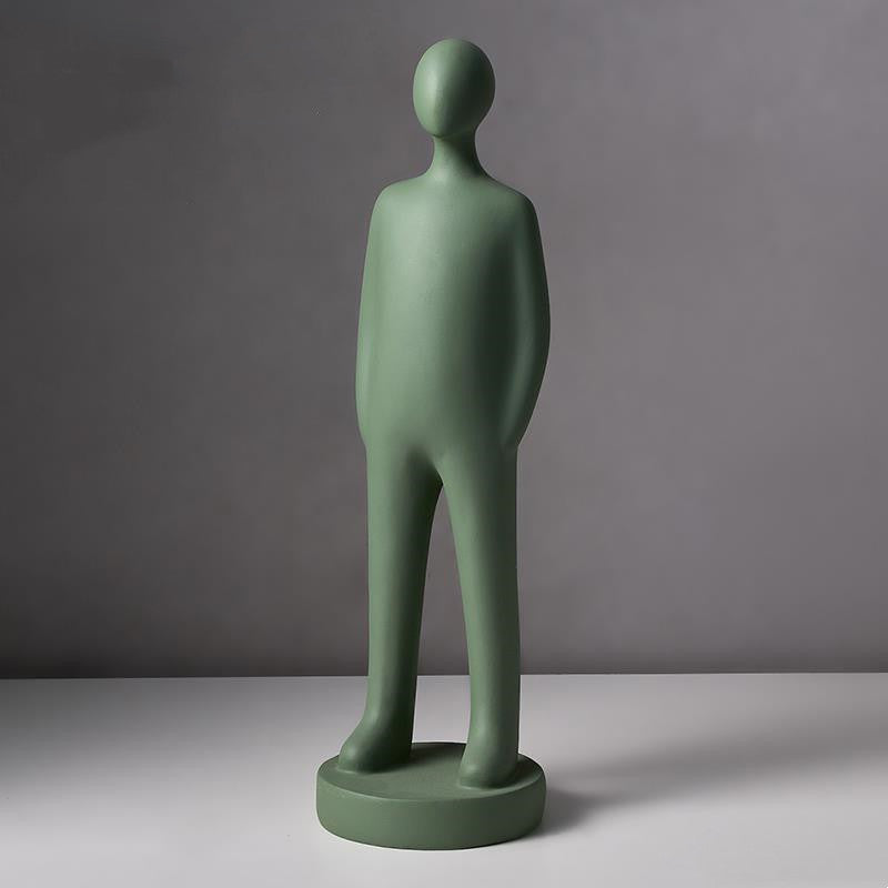 Green Modern Statuette