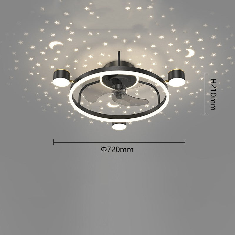 Intelligent Silent Ceiling Fan Lamp