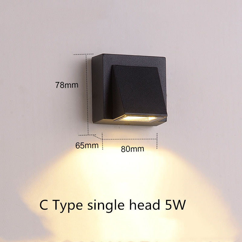 Versatile collection of outdoor LED wall lights
