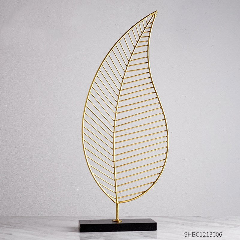 Light Luxury Leaf Decoration