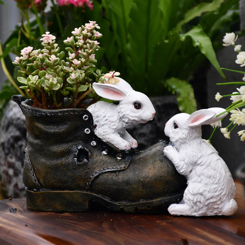 Planter Rabbit Boots