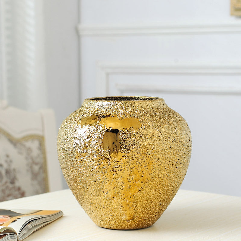 Opulent Gold Vase 